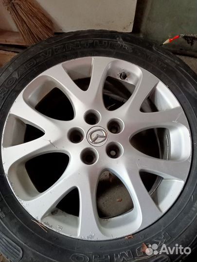 Литые диски Mazda r18 kumho