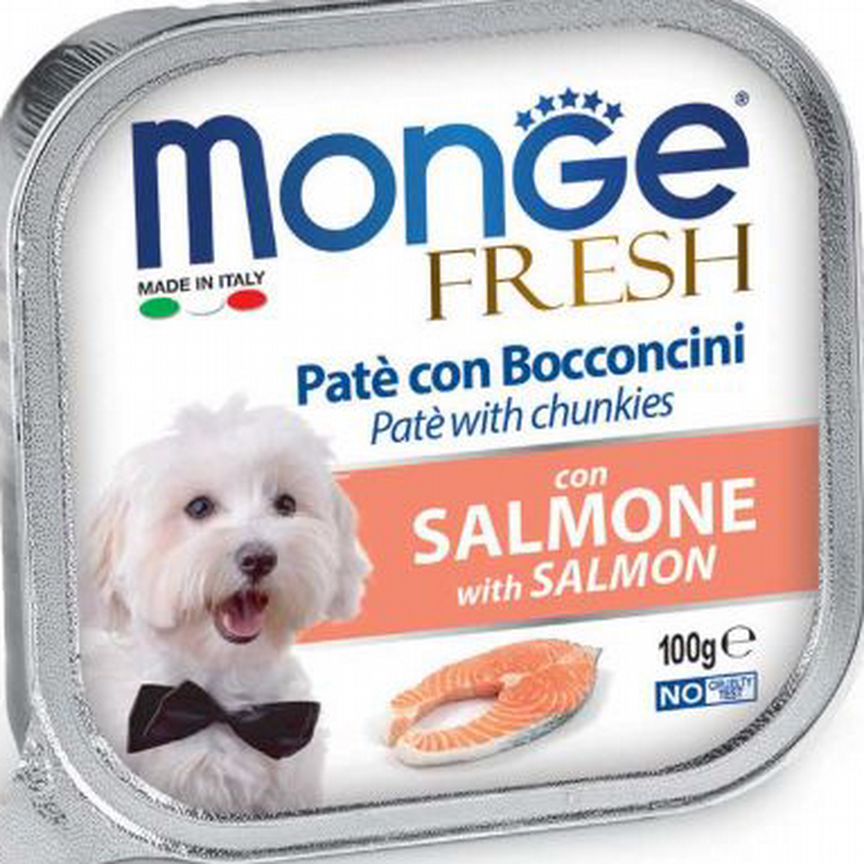 Корм для собак Monge Fresh Pate (Лосось) 100г