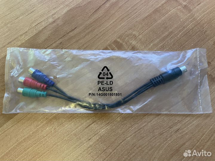 Переходник S-video 7 pin - компонентное видео