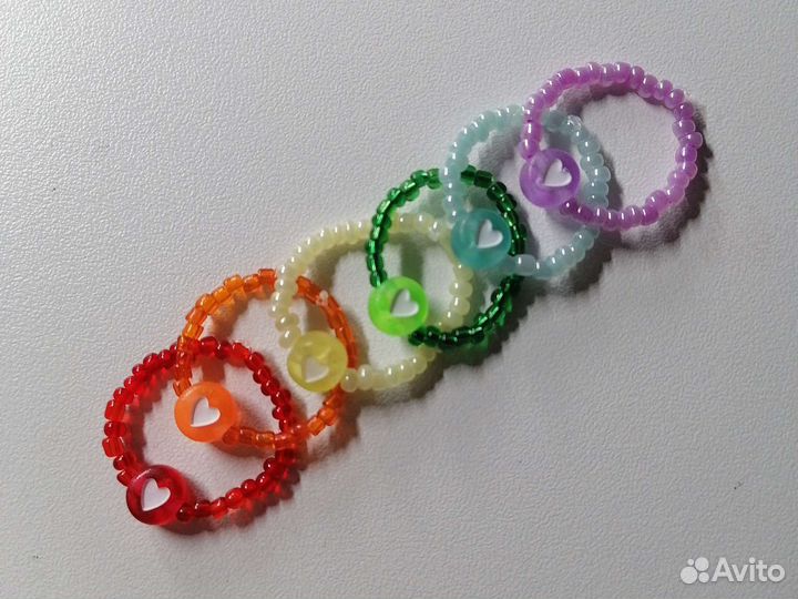 Кольца из бисера