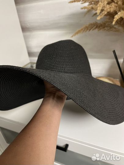 Шляпа Zara женская летняя черная