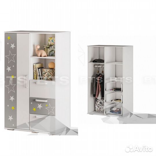 Шкаф шк-10 трио звезды