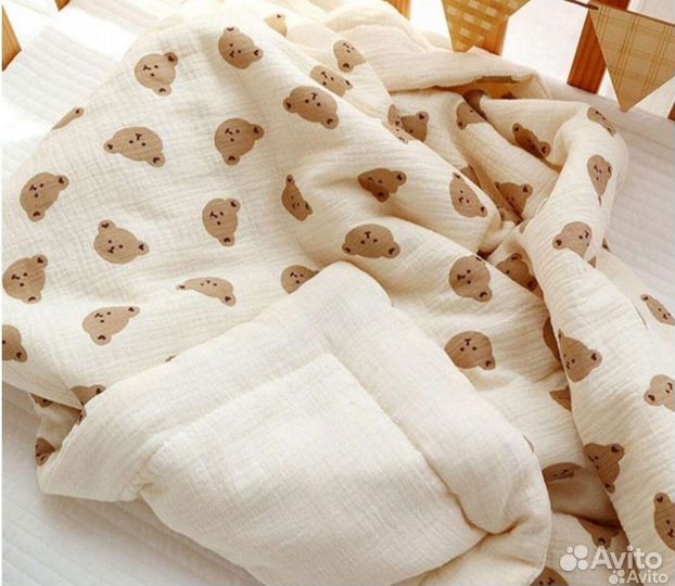 Конверт - Одеяло муслиновое для новорожденных