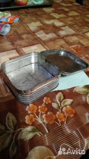 Баночка для зубного порошка, винтаж