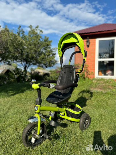 Велосипед трехколесный детский коляска с родительс