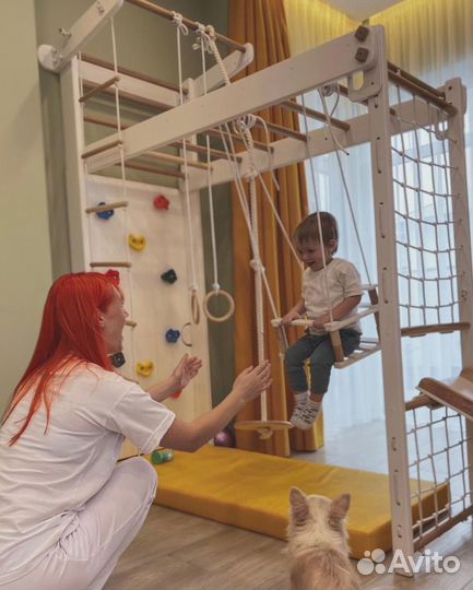 Детский складной комплекс со скалолазом