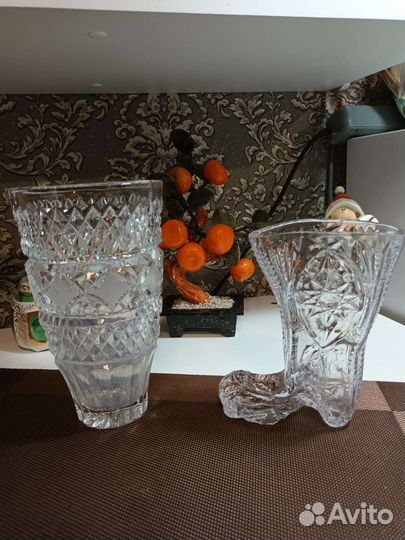 Вазы. Стекло,хрусталь