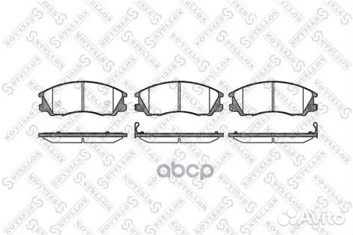 Колодки дисковые п. hyundai terracan 01 перед