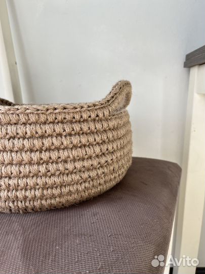 Корзина из джута