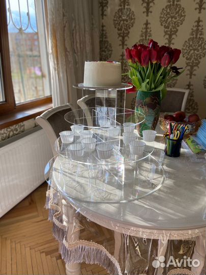 Многоярусная подставка для торта и пирожных акрил