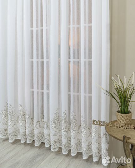 Тюль Флоренция Бронза