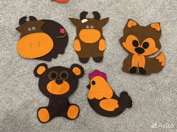 Сувениры, Игрушки, Фигурки из фетра, магниты