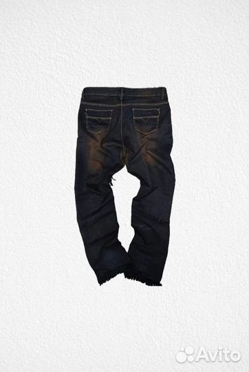 Slim FIT distres jeans Коричневый монстр