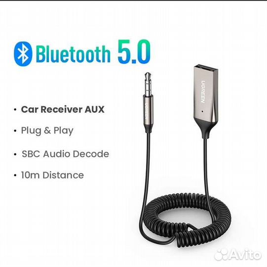 Bluetooth Aux адаптер ugreen