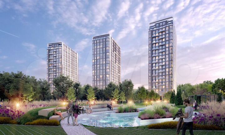 2-к. квартира, 75,8 м², 4/22 эт.