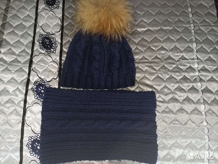 Новые и бу шапки, комплекты,перчатки на 52-54р