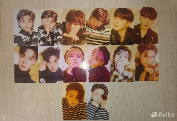 Карточки kpop bts