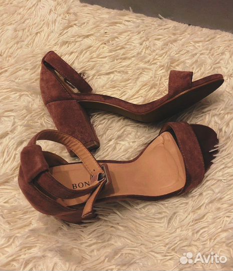 Босоножки замшевые 36 женские