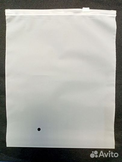 Пакет зип лок / zip lock матовый 35х30 140-160 мкм