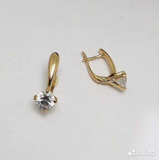 Серьги из медицинского сплава