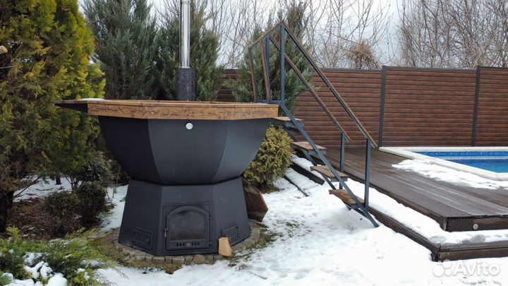 Банный чан для купания парения Молодильный