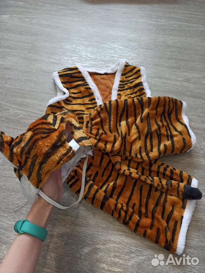 Новогодний костюм тигр 116см