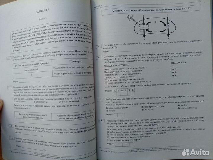 Сборник ЕГЭ биология Рохлов фипи