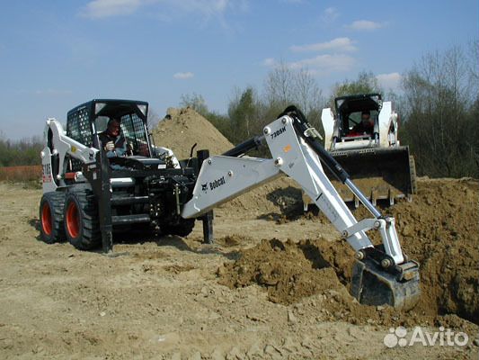 Работы погрузчиком Bobcat бобкэт бобкат бобкет