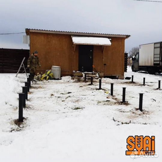 Винтовые сваи под ключ