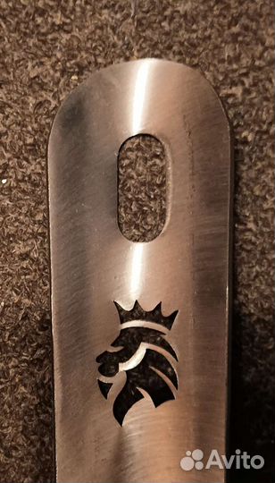 Ложка для обуви рожок 60см 90см нержавейка