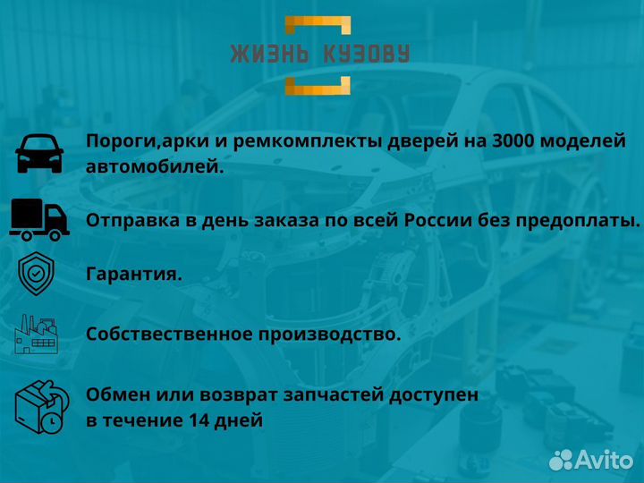 Пороги на Nissan Almera 2 N16 2000-2006 хэтчбек