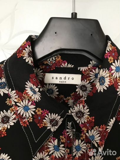 Блузка sandro оригинал шелк xs