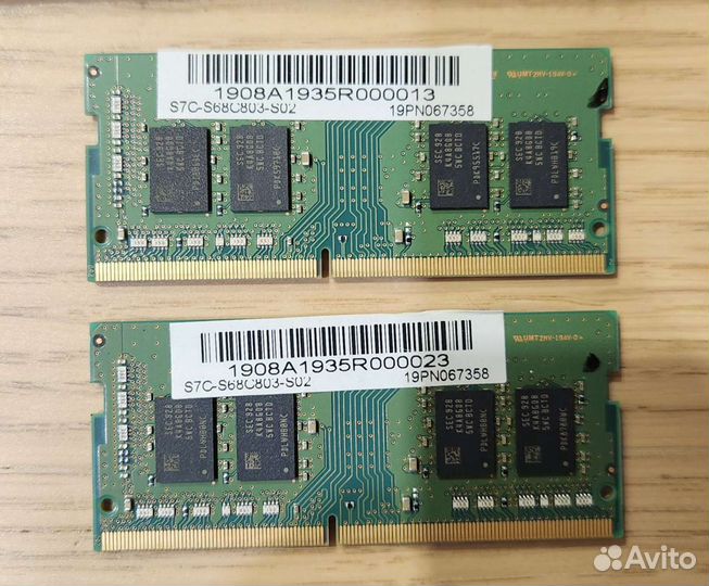 Оперативная память для ноутбука DDR4(8х2) 2666