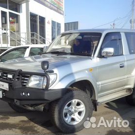 Фары тюнинг Черные Toyota Prado 90