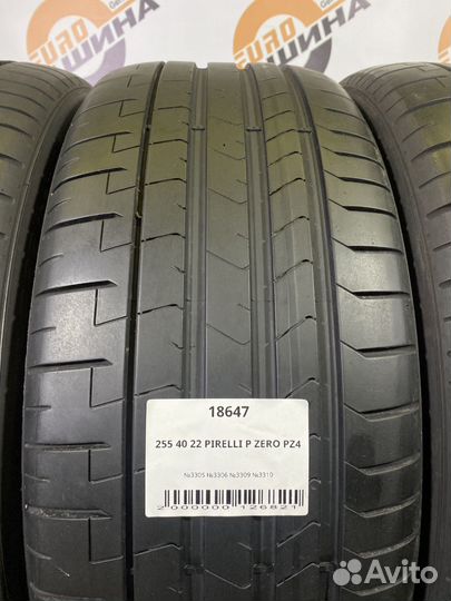 Pirelli P Zero PZ4 255/40 R22 106V