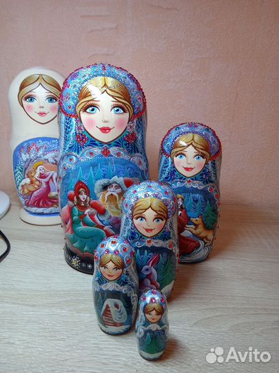 Матрешка. Подарочная. Сувенир шкатулка