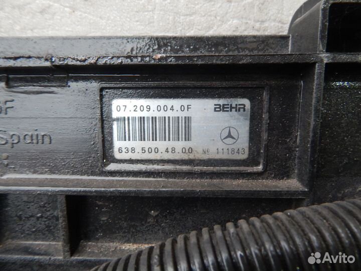 Вентилятор радиатора охлаждения Mercedes Benz vito