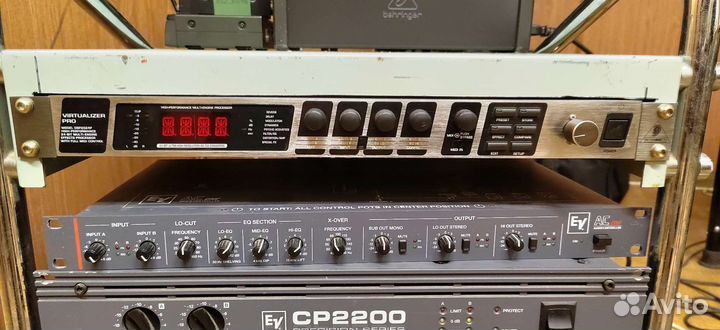 Yamaha MG206C + Behringer vertualizer pro