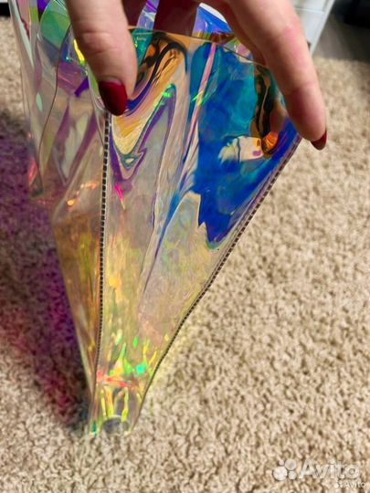 Голографическая пляжна сумка новая