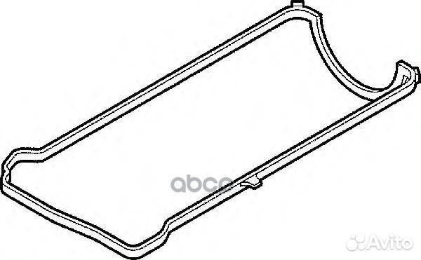 Прокладка крышки гбц полиакриловый каучук 27038