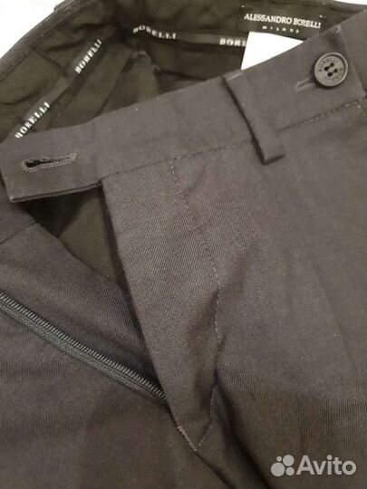 Школьные брюки для мальчика 134, цвет серый темно