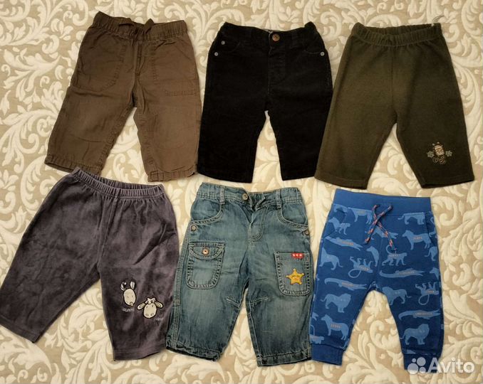 Пакет одежды на мальчика 62-68размера с брендами