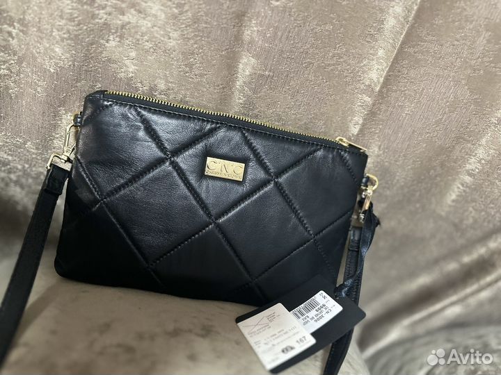 Клатч натуральная кожа