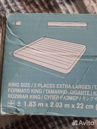 Надувной матрас Intex 1.83х2.03