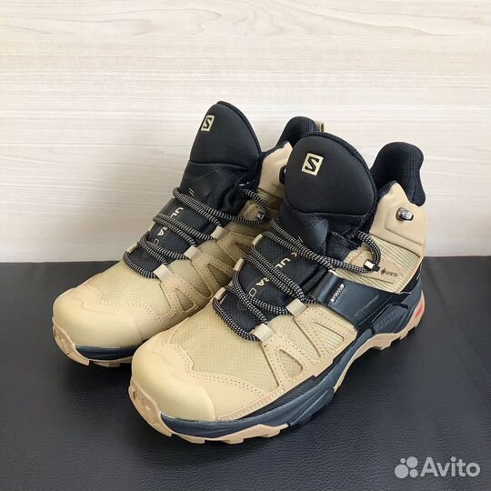 Кроссовки Salomon X ultra 4 GTX мужские зимние беж