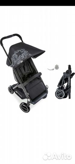 Коляска Hauck Micro прогулочная Star caviar