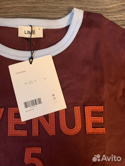 Новая футболка lime, s