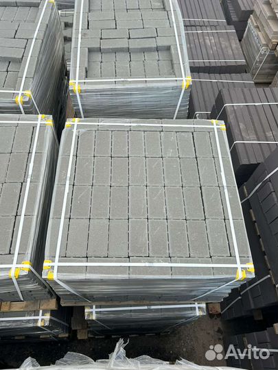 Брусчатка тротуарная плитка 200х100х40 200х100х60