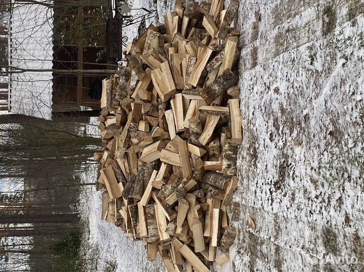 Дрова березовые. Колотые