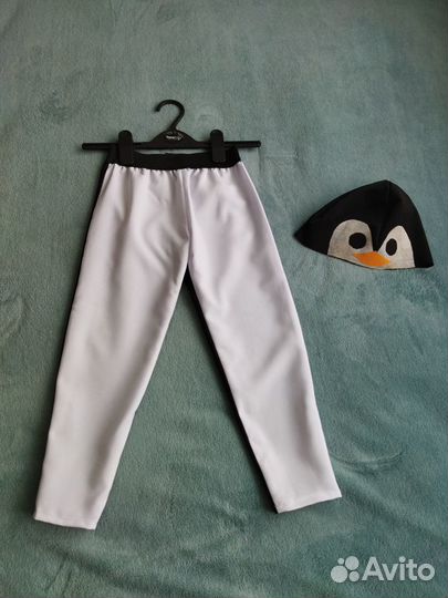 Костюм пингвина на утренник (брюки)